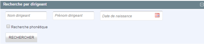 Recherche par dirigeant